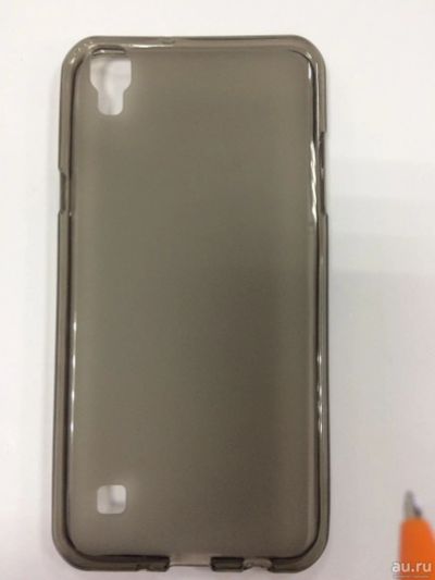 Лот: 10330665. Фото: 1. Чехол LG X Style Силикон Серый. Чехлы, бамперы