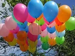 Лот: 6777831. Фото: 1. Гелиевые шарики размером 30см... Воздушные шары