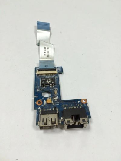 Лот: 9388385. Фото: 1. Плата с разьемами USB и LAN 48... Платы расширения, контроллеры, доп. порты