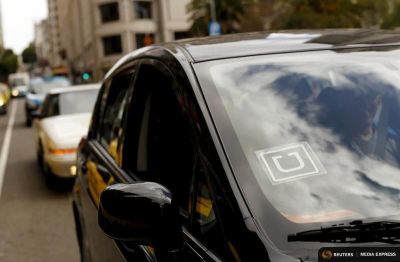 Лот: 9381080. Фото: 1. Логотип Uber на авто. Другое (авто, мото, водный транспорт)