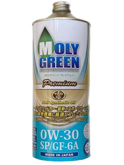 Лот: 20205710. Фото: 1. MOLY Green Premium 0W30 SP/GF-6A... Масла, жидкости