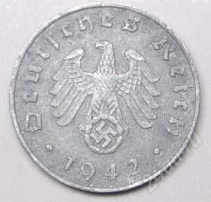 Лот: 1532495. Фото: 1. Германия. 3-й Рейх. 1 рейх пфенниг... Германия и Австрия