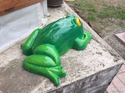 Лот: 9871079. Фото: 1. Садовая скульптура "Лягушка денежная... Всё для ландшафта
