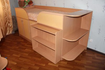 Лот: 4327636. Фото: 1. детская комната : кровать-чердак... Детские кровати и кроватки