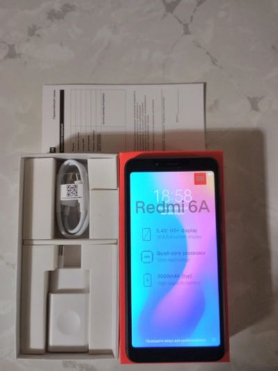 Лот: 12743296. Фото: 1. Xiaomi Redmi 6A 2/16 GB Black... Смартфоны