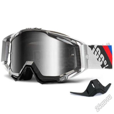 Лот: 5698384. Фото: 1. Маска 100% Racecraft Slant Carbon... Аксессуары