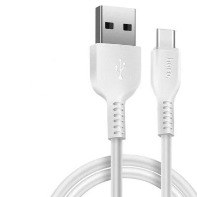 Лот: 15551859. Фото: 1. Кабель USB Hoco X20 Type-C белый... Дата-кабели, переходники