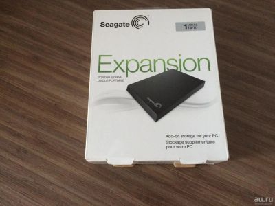 Лот: 9201090. Фото: 1. Внешний ЖД Seagate Expansion 1TB... Аксессуары, геймпады