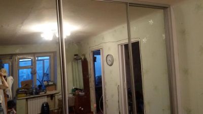 Лот: 7493999. Фото: 1. Зеркальный Шкаф-купе 5 м (либо... Шкафы, шкафы-купе