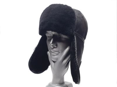 Лот: 18370028. Фото: 1. Шапка ушанка мужская натуральный... Головные уборы