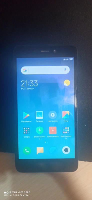 Лот: 17041110. Фото: 1. Xiaomi Redmi 4a/ 2Gb/32Gb/чёрный... Смартфоны