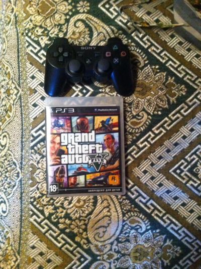 Лот: 7239042. Фото: 1. Геймпад PS3 оригинал. Аксессуары для игровых приставок, консолей, геймпады