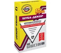 Лот: 7011658. Фото: 1. Штукатурка ЮНИС Декор-Шуба 25... Смеси, шпатлевки, цемент
