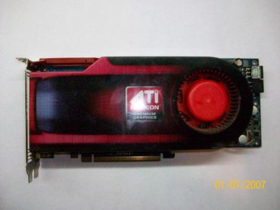 Лот: 5269848. Фото: 1. Видеокарта Radeon 4890 1Gb неисправная. Видеокарты