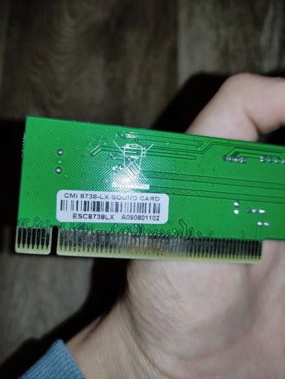 Лот: 18001499. Фото: 1. Звуковая карта PCI Sound CMI 8738-LX. Звуковые карты