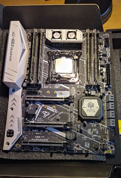 Лот: 18936443. Фото: 1. Комплект Huananzhi x99 tf + Xeon... Комплекты запчастей