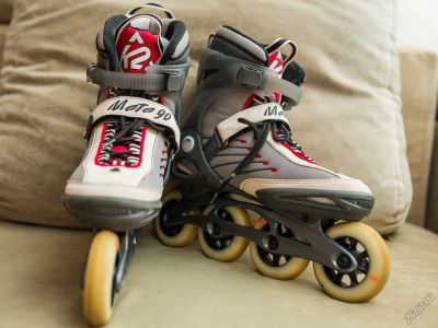 Лот: 5593469. Фото: 1. Ролики Роликовые коньки K2 moto... Роликовые коньки, скейтборды, самокаты