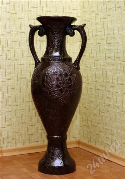 Лот: 345354. Фото: 1. Ваза напольная. Высота 80см. Вазы