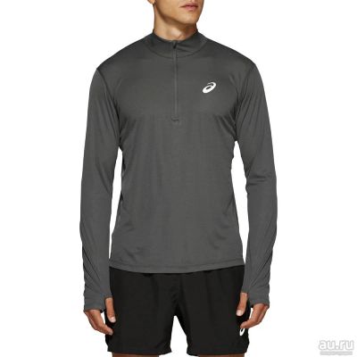 Лот: 13236886. Фото: 1. Футболка ASICS SILVER LS 1/2 ZIP... Топы, майки