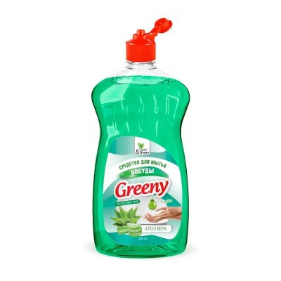 Лот: 20583451. Фото: 1. Средство для мытья посуды "Greeny... Бытовая химия