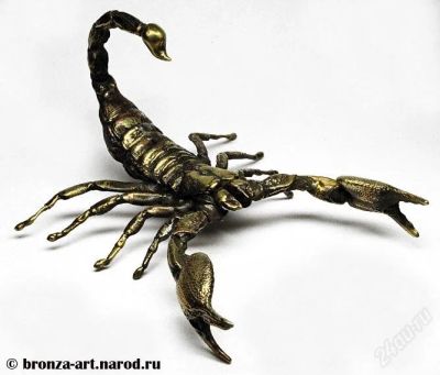 Лот: 2600506. Фото: 1. Скорпион азиатский - фигурка... Скульптуры