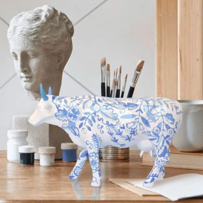 Лот: 25266799. Фото: 1. Коллекционная корова CowParade... Фигурки, статуэтки