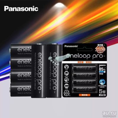 Лот: 4670437. Фото: 1. Panasonic eneloop PRO 2550 mAh... Батарейки, аккумуляторы, элементы питания