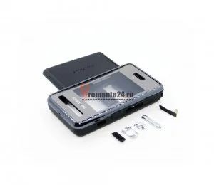Лот: 5335845. Фото: 1. Корпус Samsung D980 черный. Корпуса, клавиатуры, кнопки