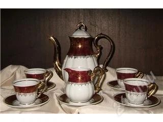 Лот: 155218. Фото: 1. Кофейный сервиз. Фарфор. Египет... Сервизы, наборы посуды