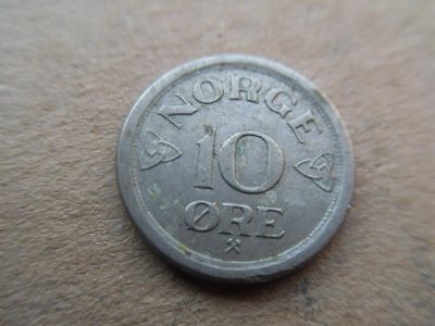 Лот: 8775174. Фото: 1. Норвегия 10 эре 1957. Европа