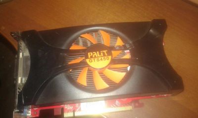 Лот: 10751908. Фото: 1. видеокарта PALIT GTS450. Видеокарты