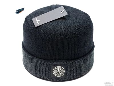 Лот: 18334112. Фото: 1. Шапка Stone Island (черный). Головные уборы