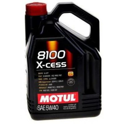 Лот: 6788254. Фото: 1. MOTUL 8100 X-Cess 5W-40 4L. Масла, жидкости