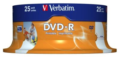 Лот: 11951597. Фото: 1. Компакт-диск DVD-R Verbatim (4... CD, DVD, BluRay