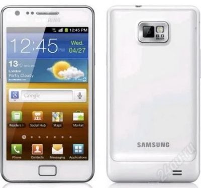 Лот: 1182527. Фото: 1. Samsung GALAXY S II i9100 White... Смартфоны