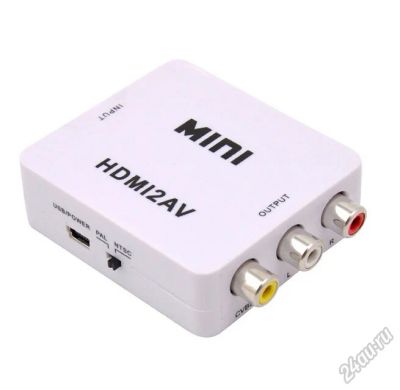 Лот: 7103317. Фото: 1. Mini HDMI. (HDMI2AV) HDMI to CVBS... Другое (тв и видео)