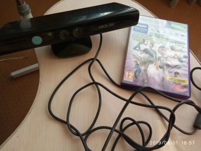 Лот: 14303023. Фото: 1. Кинект для Xbox 360+ диск. Аксессуары для игровых приставок, консолей, геймпады
