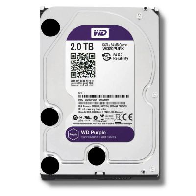 Лот: 18073282. Фото: 1. 3.5" 2Tb Western Digital WD20PURX. Жёсткие диски (HDD)