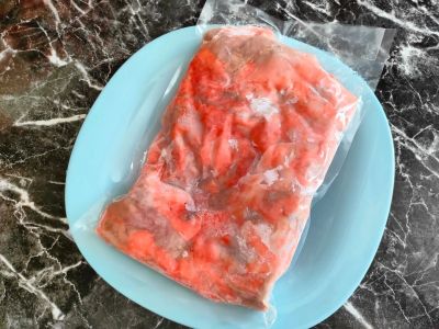 Лот: 20243443. Фото: 1. Филе обрезки лосося. Икра, рыба, морепродукты