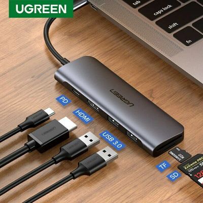Лот: 17237867. Фото: 1. Ugreen Usb-C Type-C 3.1 hub хаб... USB хабы