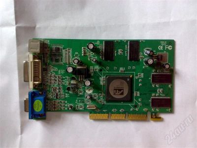 Лот: 377617. Фото: 1. radeon 9000 на 64 мб (нерабочая... Видеокарты