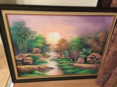 Лот: 5668691. Фото: 1. Картина из Вьетнама. Картины, рисунки