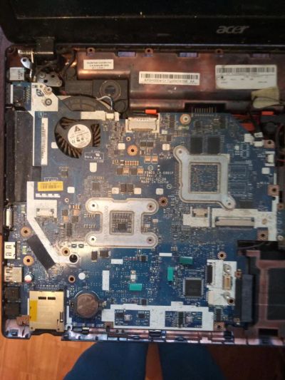 Лот: 10936281. Фото: 1. Материнка acer 5750zg+ проц pentium... Материнские платы