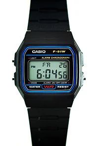 Лот: 7257838. Фото: 1. Часы CASIO F-91W (оригинал) Б... Оригинальные наручные часы