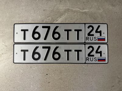 Лот: 25362098. Фото: 1. Продам гос.номер Т 676 ТТ 24. Госномера