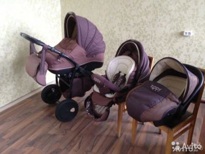 Лот: 8632618. Фото: 1. Коляска Tutis Zippy Silver Plus... Коляски