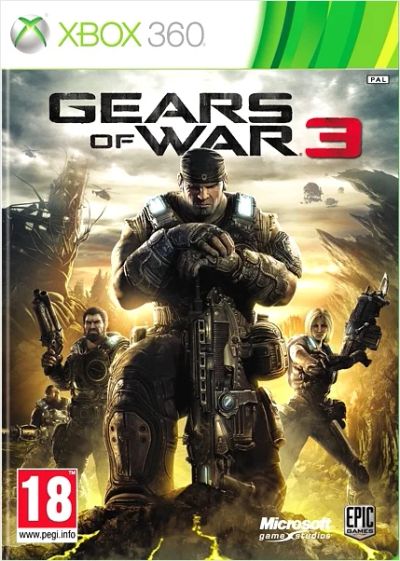 Лот: 2972531. Фото: 1. Gears Of War 3 (XBOX 360, RUS... Игры для консолей