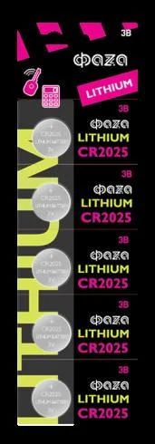 Лот: 8741539. Фото: 1. Батарейки CR 2025 BL-5 ФАZА. Батарейки, аккумуляторы, элементы питания