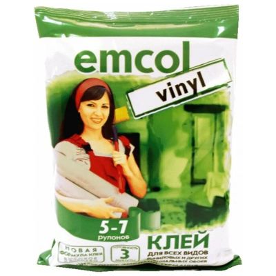 Лот: 24078665. Фото: 1. Клей для виниловых обоев, EMCOL... Клеи, герметики, пена монтажная, клейкие ленты