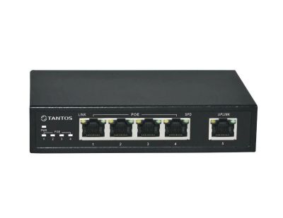 Лот: 25022037. Фото: 1. Коммутатор TSn-4P5G POE Ethernet... Коммутаторы